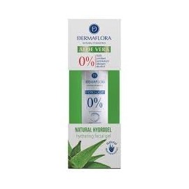 Dermaflora Moisturizing Aloe Vera Face Gel – 50ml Hydrating & Soothing Gel for Sensitive Skin Lightweight, Non-Greasy, Fast-Absorbing Daily Moisturizer with Natural Aloe Extract