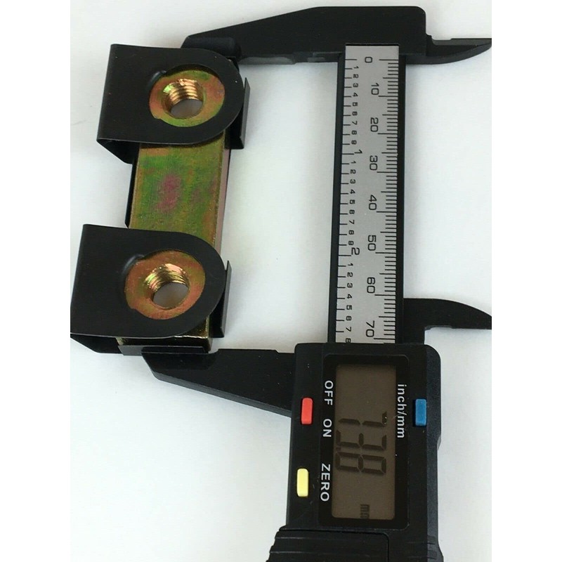 2PCS Bumper Bolt Fixing Kit with Captive Nut Tapping Plate