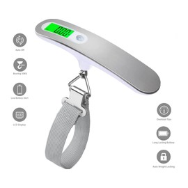 THE ASSOS Luggage Travel Scale, Portable Digital Hand Luggage Weight Scales, High Precision Digital and Backlit LCD Display Luggage Scale, 110 Lb/ 50Kg Digital Scale for Travel Suitcase