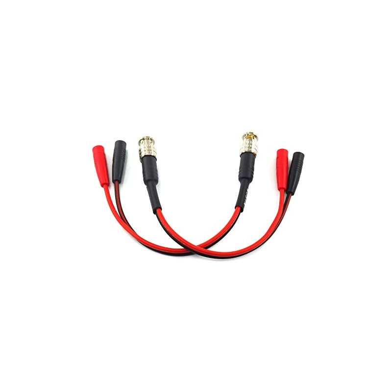 WJSTN bnc Male to 4mm Female Banana Plug Adapter,BNC Male