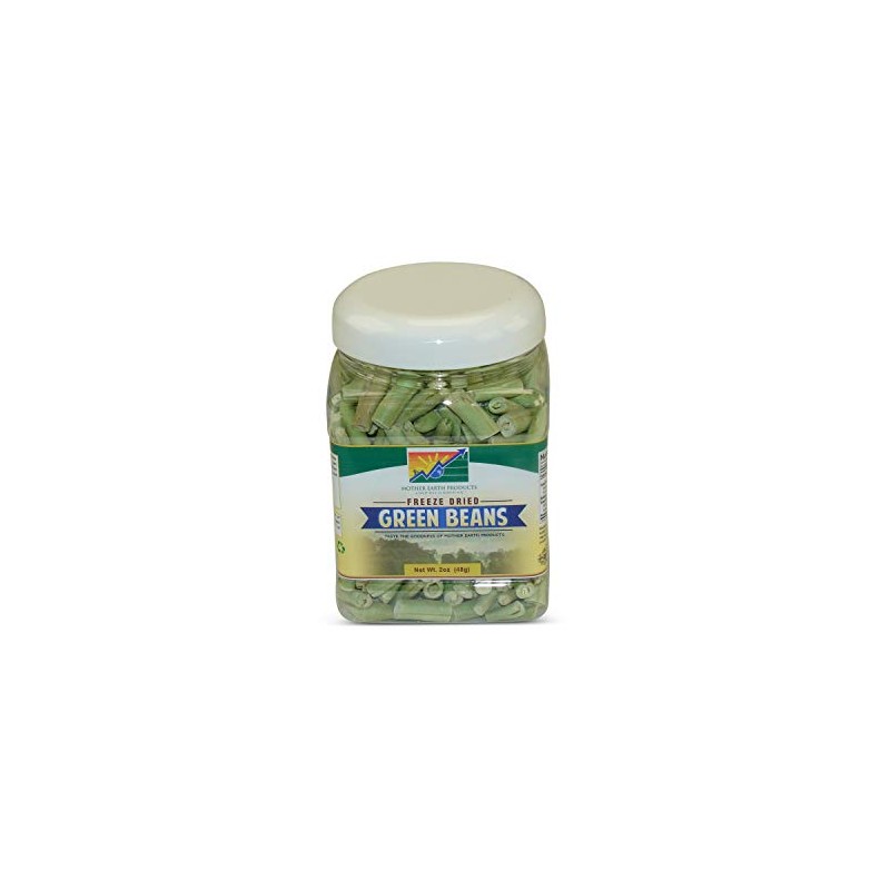 Mother Earth Products Freeze Dried Green Beans, quart Jar