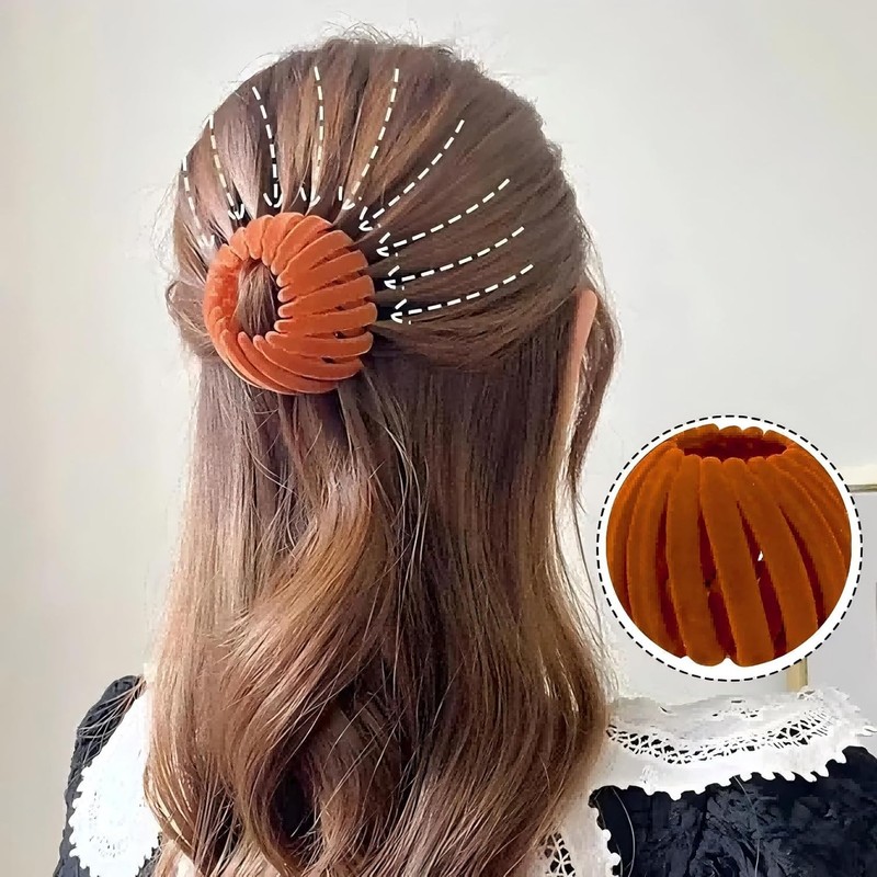 Pinzas para el cabello con forma de nido de pájaro,