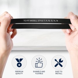 For BISSELL Style 7/9/10 P/N 3031120 Replacement Belt for Bissell Vacuum 2 Pack