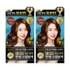 LG Household & Health Care Liene Black Hair Coloring Cream Natural Brown 120g (2-pack)
