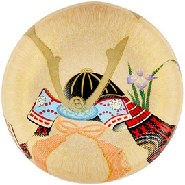 Yakushi Kiln May Doll, Evening Festival, Glass Chopsticks Rest (Helmet), 5 Pieces, Small