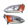 Headlight Assembly - Set of 2 - Compatible with 2001-2003
