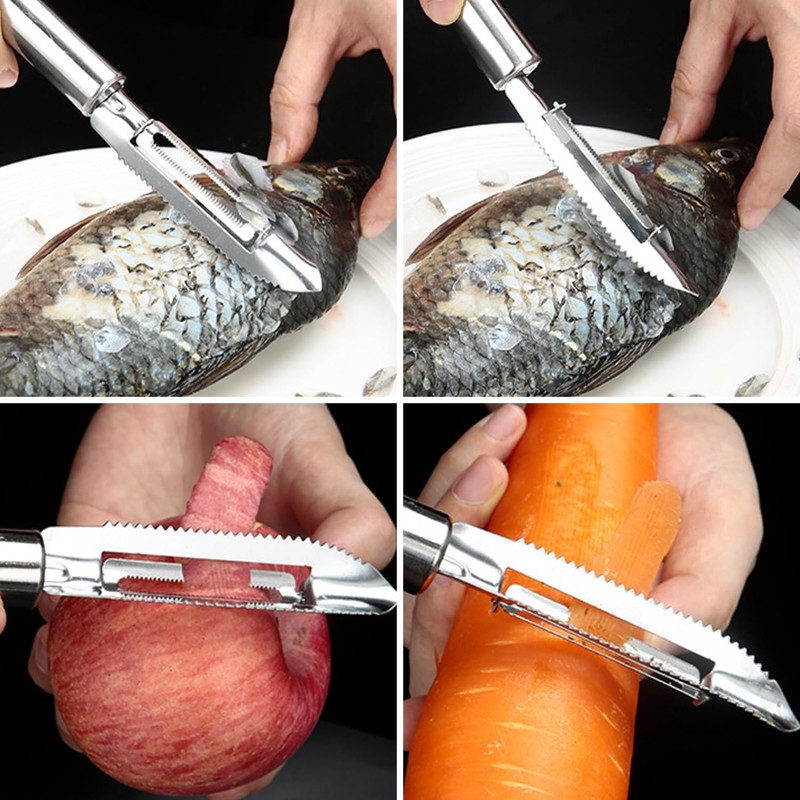1 x Fish Scale Remover and 1 x Peeler, Home
