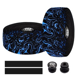 Chooee Bicycle Handlebar Tapes, 2 Rolls Handlebar Tape for Road Bike, Blue