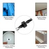 Luabue 8Pcs Drill Bit Depth Stop Collar Ring Positioner Locator