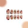 Press on Nails Short Oval OFDNE Fall Fake Nails False
