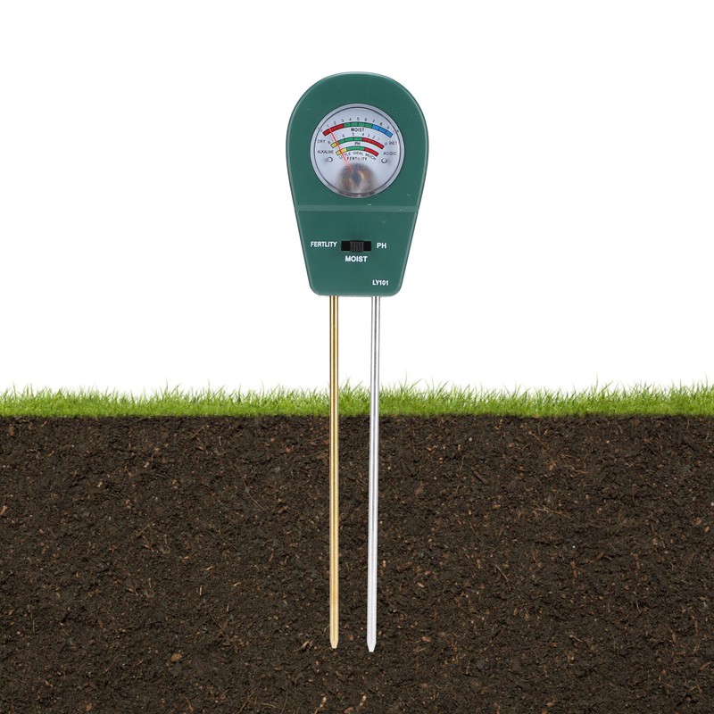 LY101 Soil Tester Digital Soil Moisture PH Meter Light Detector