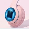 Bluetooth Headphone Heavy Bass Noise Cancelling Foldable Gradient Color Wireless