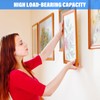 150 Pcs Wall Hanging Hooks Gypsum Board Hooks with Nails