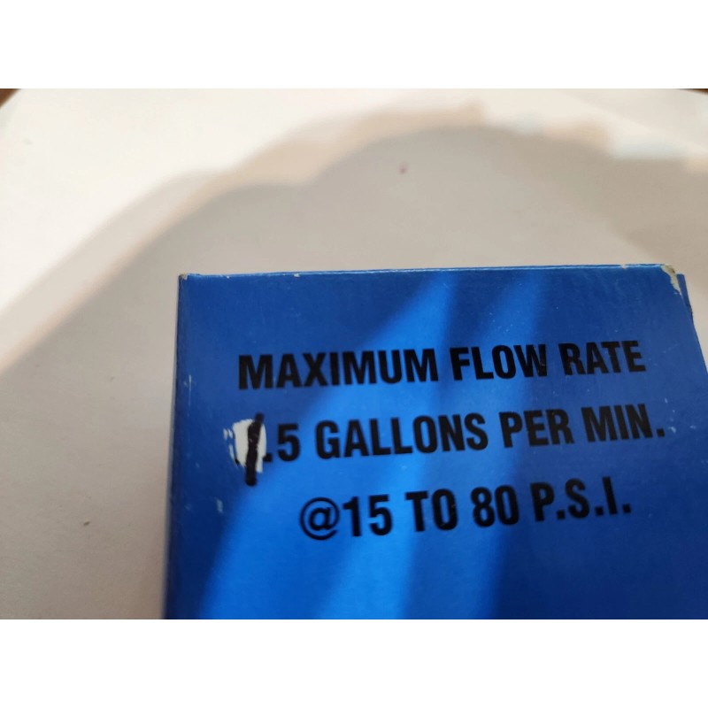 Chatham #26-3S Shower Head Solid Brass Adjustable Spray w/ Flow