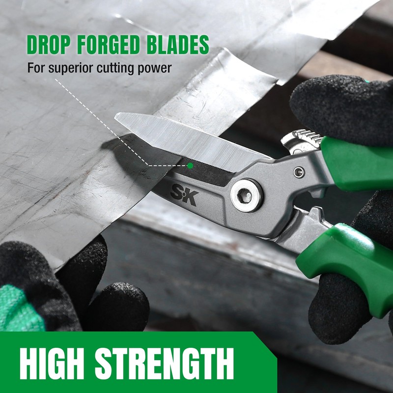 SK 8" Heavy Duty Scissors, All Purpose Shears, Drop Forged