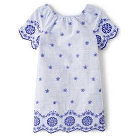 Gymboree,and Toddler Short Sleeve Dresses,Bon Voyage Blue,2T