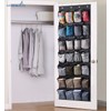 MISSLO 28 Large Pockets Hanging Shoe Organizer Over The Door