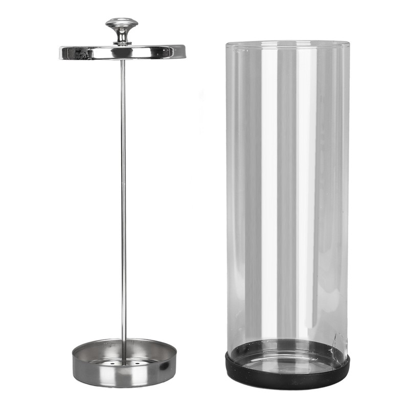 Barbicide Soaking Jar Large Glass Cleaning Jar for Barber Tools