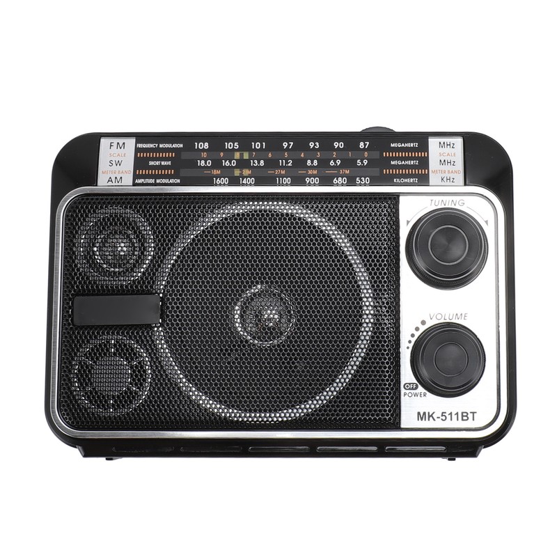 Portable Shortwave Radio FM AM SW Bluetooth 5.0 Multifunction Multi