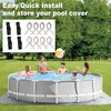 SIHAIAN Pool Cover Clip Kit and Pool Cover Side Organizer