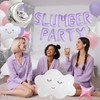 Slumber Party Decorations Purple Sleepover Party Supplies for Girls Moon