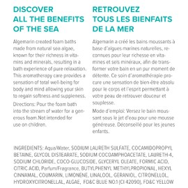 Algemarin Spa Scent Foam Bath – European Sea Algae Aromatherapy (2-Pack, 500 ml)