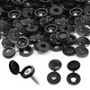 Screw Cover Black Pack of 200 Plastic Folding Screw Cover