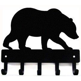 Bear #02 Key Rack Hanger - Large 9 inch Wide