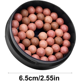 Rubor En Crema Aplicador Ligero Con Bolita Rodante Perlas De Rubor Livianas Maquillaje Facial Para Definición Del Óvalo Facial Y Realce En Piel