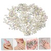 jojofuny 2880pcs Nail Art Rhinestones Flatback Glass Charms for DIY