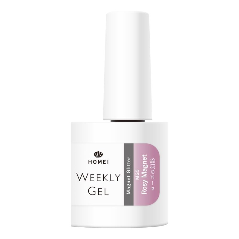 HOMEI MG5 Weekly Gel Rosy Magnet, 3.4 fl oz (10