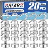 Grtard NEW 20 Pack Magnetic Hooks Heavy Duty 25Lbs Strong