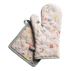 Maison d' Hermine Spring/Summer Set with Oven Gloves and Pot Holder