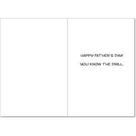 NobleWorks Funny Father's Day Greeting Card with 5 x 7 Inch Envelope (1 Card) Mr. Fixit 2383