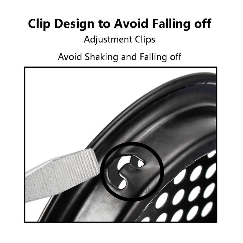 10 Pcs Stainless Steel Ventilation Cover, 35mm Concave Air Vent