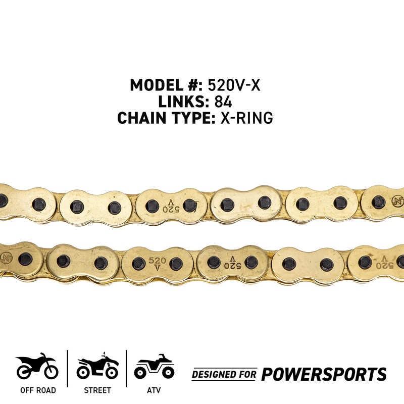 NICHE Drive Sprocket Chain Combo for Polaris Scrambler 500 4X4