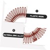 Outanaya 12pcs Elastic Hair Combs: Invisible Stretchy Bun Maker for