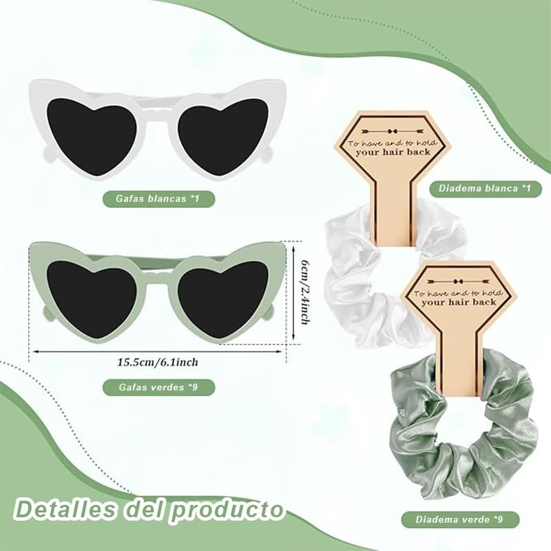 Gomas para el Pelo Satinadas para Damas de Honor 20