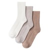 MELUSA Wool Cashmere Socks for Women, 3 Pairs Super Soft