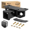 Nilight 2 Inch Rear Trailer Hitch Receiver Kit for 2010