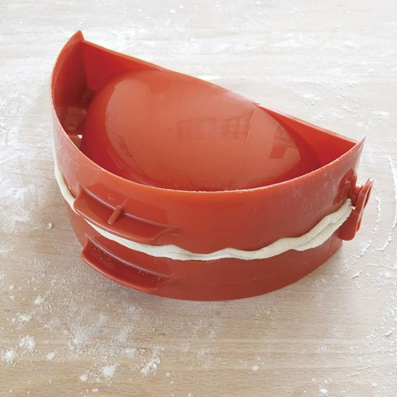 Pizzacraft PC0405 6.5" x 3.25" Calzone Filling and Forming Press,