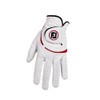 FootJoy WeatherSof Men's Golf Glove, White/Red