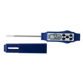 Taylor 9877FDA - Termómetro digital compacto e impermeable para alimentos, longitud del tallo de 2.81 pulgadas con sonda de 0.059 in recomendada por l