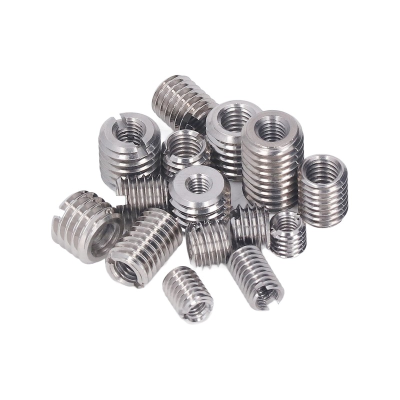 75Pcs Stainless Steel Threaded Inserts Nuts Assortment Tool Kit for