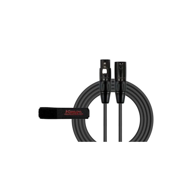 KIRLIN Cable MPC Cable de micrófono, XLR, negro, 50 pies