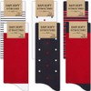 Dafi soft 6 Pairs Womens Socks, Stripe Dots Plain Assorted,