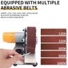 SI FANG 13x1.2inch Premium Sanding Belts Set, for Mini Electric