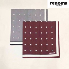 Renoma 대구백화점 레노마남녀1매 나염 손수건(RAI2104) Daegu Department Store Renoma Unisex Printed Handkerchief (RAI2104)