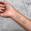 4 x 'Construction Cement Truck' Temporary Tattoos - Water Resistant,