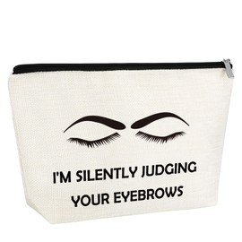 Eyebrow Artist Gifts Makeup Bag Beauty Stylist Gift Esthetician Gifts Cosmetic Bag Beautician Appreciation Gift Beautician Graduation Gift For Women Friends Beauty Skincare Cosmetic Accessories Pouch